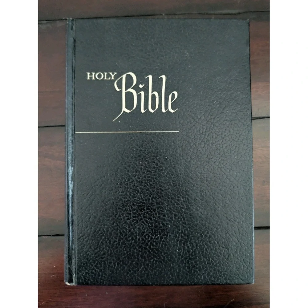 Vtg KJV Holy Bible American Bible Society 1971 Hardcover Maps Old New Testamemt